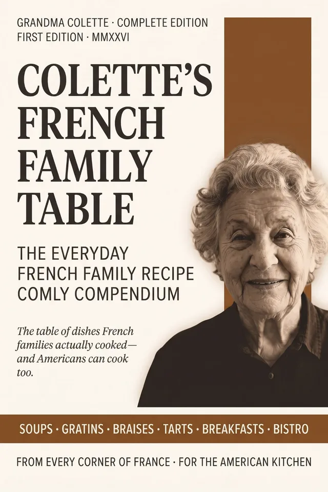 Colette's French Family Table — book cover